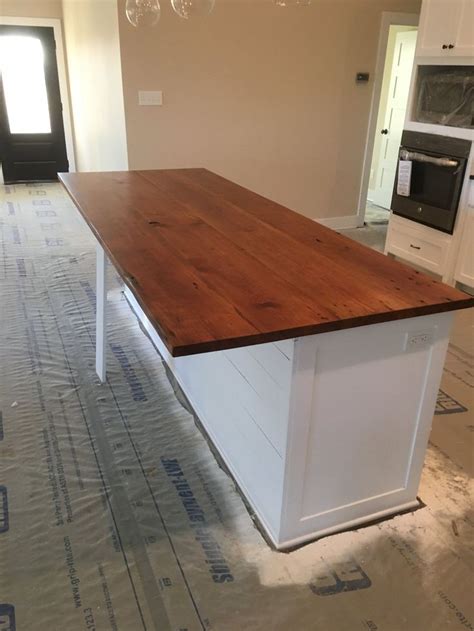 Reclaimed Lumber Kitchen Island Built Using Our Lumber Antique