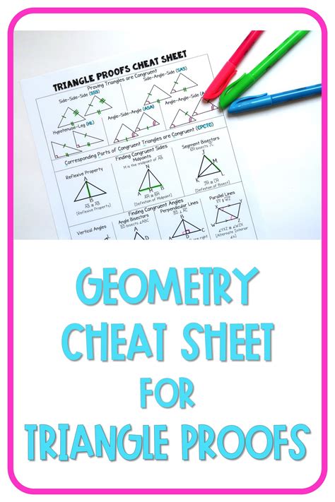 Triangle Proofs Geometry Worksheets