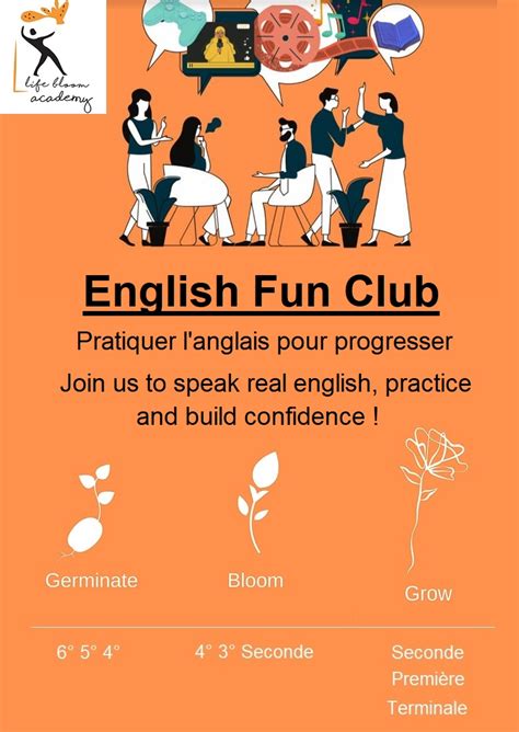 English Fun Club Cours D Anglais Oral Pour Ados Avec Life Bloom