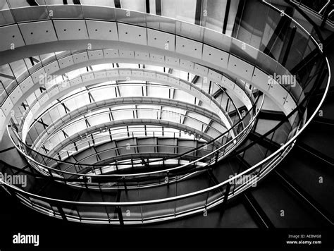 Spiralling Staircase Designed By Sir Norman Foster City Hall London