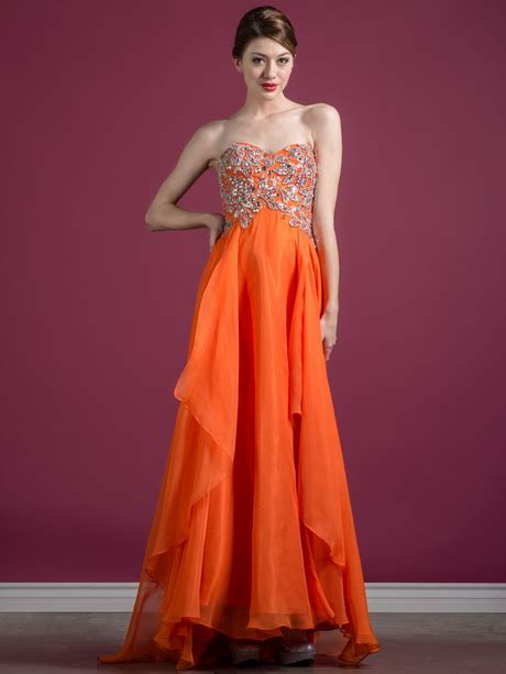 Orange Prom Dress Natalie