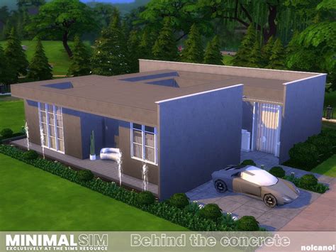 The Sims Resource Minimalsim Behind The Concrete Tsr Cc Only