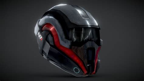 Mass Effect N7 Helmet Buy Royalty Free 3d Model By Vincent Yanez