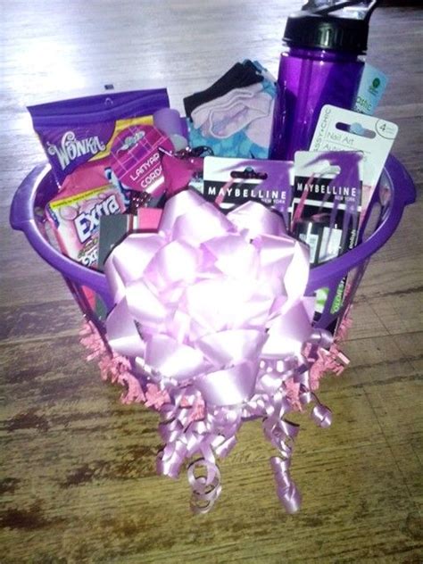 Check spelling or type a new query. 14 year old birthday purple themed gift basket. Nail ...