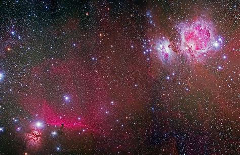 Nebulae Central Orion Flame Nebula Horsehead Nebula Orion Nebula