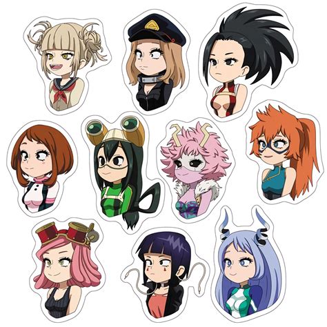 Mha Stickers Girls Anime Stickers Anime Chibi Cute Stickers