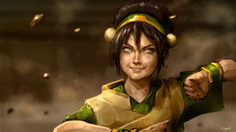 Avatar The Last Airbender Toph Beifong Fighting Hd Anime Wallpapers