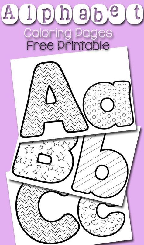 Free Alphabet Coloring Pages Letter Tracing Actividades De Letras