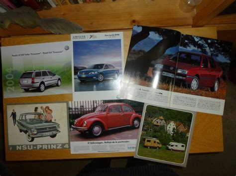 Brochurescatalogues Lot Of Rare Volkswagen Nsu Catawiki