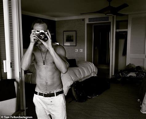 Harry Potter S Tom Felton Sends Fans Into Meltdown As He Poses Shirtless For Bedroom Snap