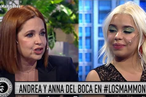 Andrea Del Boca Y Su Hija Anna Se Emocionaron Hasta Las Lágrimas Por