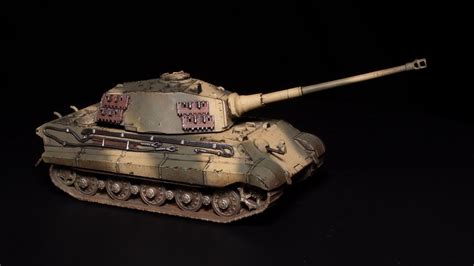 How To Paint Wwii King Tiger Tank For Flames Of War Youtube