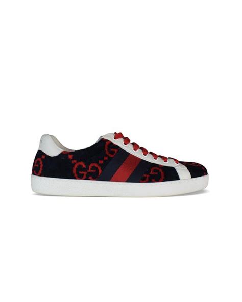 Gucci Sneakers Gg In Red For Men Lyst