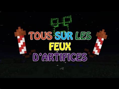 Pour ce faire, vous devez mettre une bague en or sur le feu d'artifice. Tuto sur les feux d'artifices Minecraft - Scripteble - YouTube