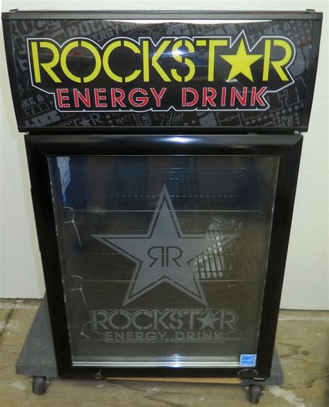 Idw Model Gcg 6c Beverage Cooler Refrigerator Rockstar Energy Drink Logo