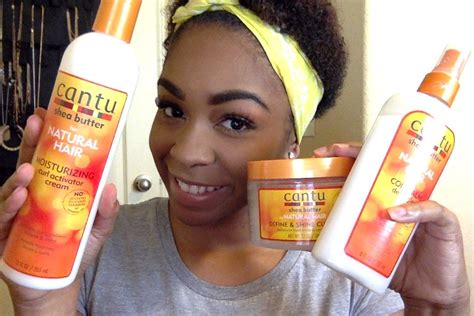Easy affordable men's curly hair routine! Cantu Shea Butter for Natural Hair Products +Review | x ...