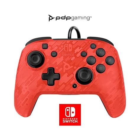 Pdp Gaming Faceoff Deluxe Wired Switch Pro Controller