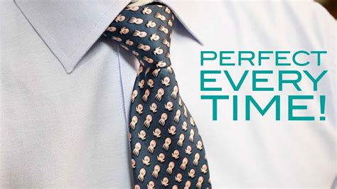 Your tie should rest between the top and middle of your belt line. How to Tie A Tie - Half Windsor Knot - Easy Method! - YouTube