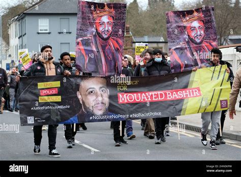 Newport 12 2 22 Protesters March Through Newport Demanding Justice For Mouayed Bashir Who Died
