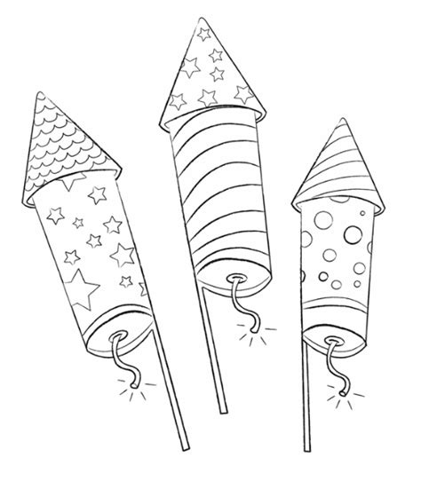 Happy 4th of july fireworks coloring pages. July Fireworks & Coloring Book | July colors, Coloring ...