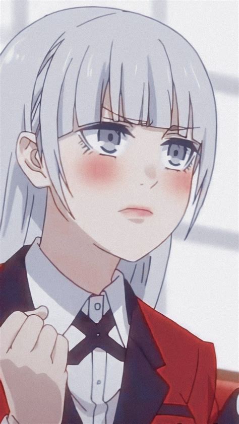 Ririka Momobami Simple Lockscreen Kakegurui In 2021 Aesthetic Anime