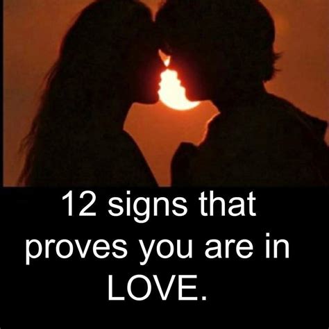 Awesome Quotes 12 Signs That Proves You Are In Love