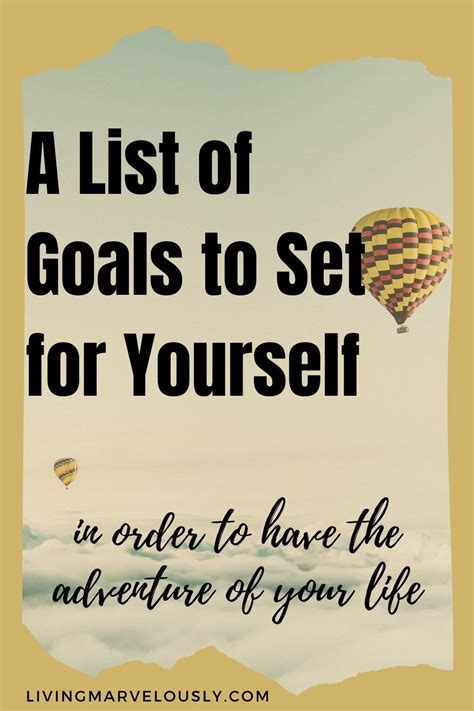 Life Is Too Short To Not Set Goals For A Life That Makes You Happy Check Out This List Of Goals