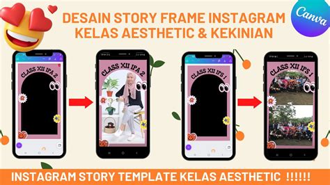 Tutorial Cara Membuat Desain Instagram Story Frame Kelas Aesthetic Tutorialcanva