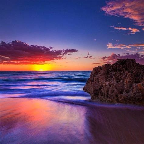 Australia On Instagram Stunning Sunset Over Perth Wa Great Shot By
