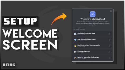 How To Setup Welcome Screen In 2022 Youtube