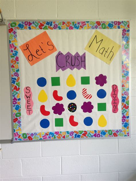 Candy Crush Bulletin Board For Back To School Candy Theme Classroom