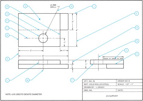 Blueprint Reading For Welders 9th Edition Unit 1a Review Diagram Quizlet