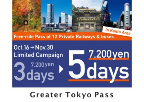 Save With The Greater Tokyo Pass Discover More With Unlimited Train And Bus Rides For 5 Days