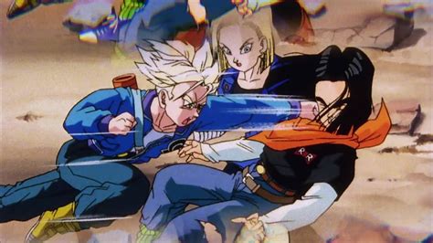 Future Trunks Ssj Vs Future Android 17 And 18 Dbz Dbz The History Of