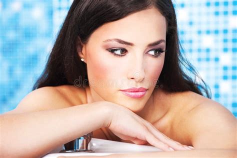 Woman Relaxing In Spa Center Stock Image Image Of Adult Girl 22188007