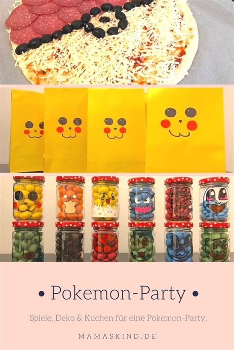 Pokémon Party Deko Spiele And Kuchen Mottoparty Pokemon Geburtstag