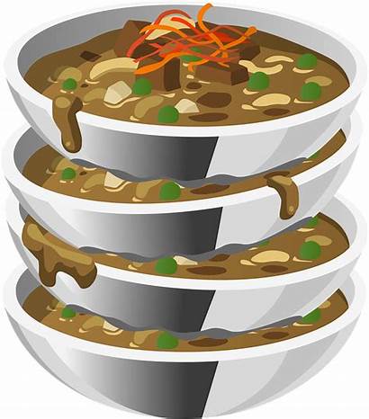 Soup Bowl Stacked Meal Dish Vector Pixabay