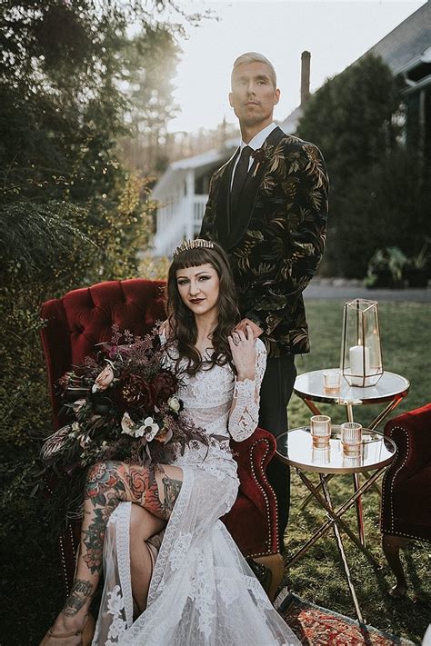 Velvet Dream Dark Moody And Luxurious Wedding Inspiration Boho