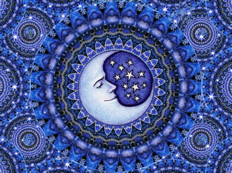Purple Moon Celestial Art Print Signed By Dan Morris Titled Etsy