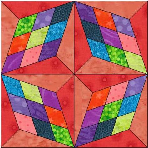 Star Block Pattern Quilt Block Pattern Star Triangle Using Ladies