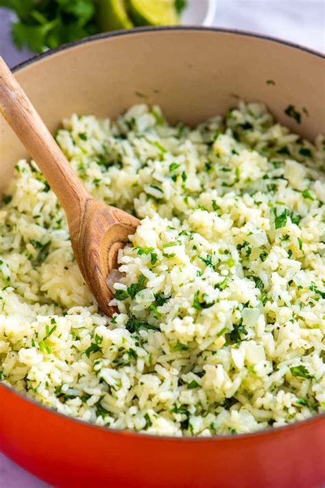 If i make plain white rice, they respond… this rice is amazing! Perfect Cilantro Lime Rice