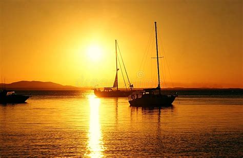 Yachts At Evening Sunset Stock Photo Image Of Friends 141040462