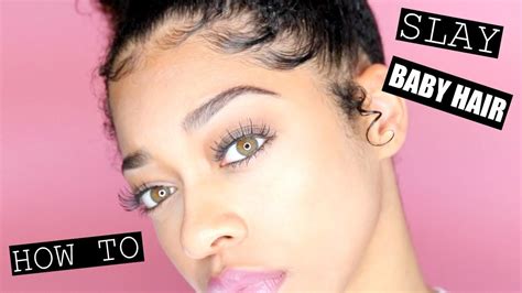 How To Slay And Lay Your Edges Baby Hair Tutorial Update Youtube