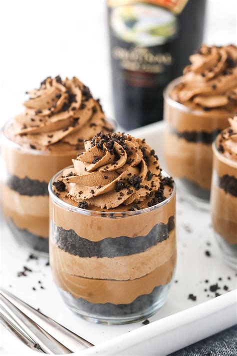 Mini Baileys Chocolate Cheesecake Trifles Life Love And Sugar