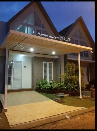 Banyak ragam atap yang dapat dipakai untuk bahan kanopi. kanopi atap alderon - KANOPI BSD
