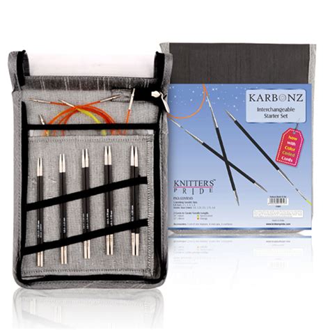 Knitters Pride Karbonz Interchangeable Needle Sets Needles At Jimmy