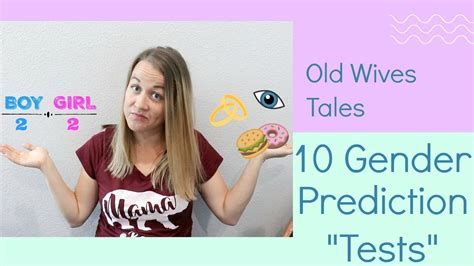 Old Wives Tales Gender Prediction Tests Youtube