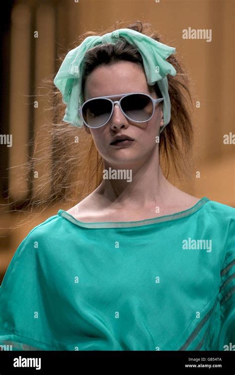 London Fashion Week Topshop Unique Catwalk Show Stock Photo Alamy