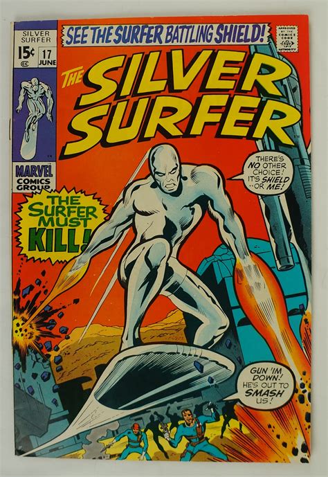 Lot Detail Silver Surfer June 1970 Marvel Comic Book Issue 17