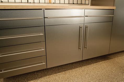 Bring home a sleek new design unlike any other, all without sacrificing functionality and durability. Stainless Steel Garage Cabinets - Garage - Orange County ...